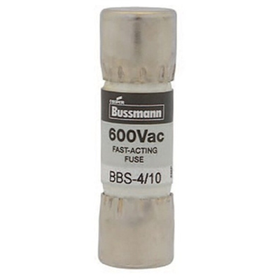 Eaton 3A F Fibreglass Cartridge Fuse, 10 x 35mm