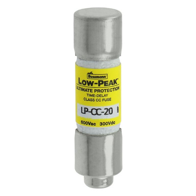 Eaton 20A T Melamine Cartridge Fuse, 10 x 38mm