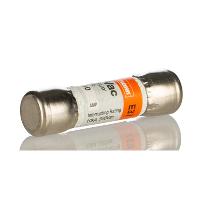 Eaton 10A T Fibreglass Cartridge Fuse, 10 x 38mm