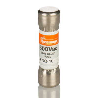 Eaton 10A T Fibreglass Cartridge Fuse, 10 x 38mm