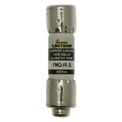 Eaton 5A T Melamine Cartridge Fuse, 10 x 38mm