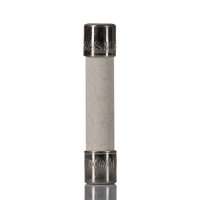 Eaton 3A T Ceramic Cartridge Fuse, 6.3 x 32mm