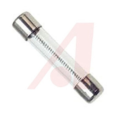 Littelfuse 6.3A T Glass Cartridge Fuse, 6.3 x 32mm