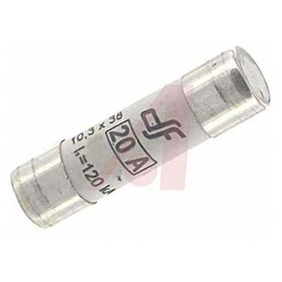 Altech 20A T Ceramic Cartridge Fuse, 10 x 38mm