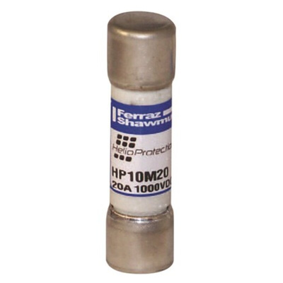 Mersen 1A Glass Melamine Cartridge Fuse, 10 x 38mm