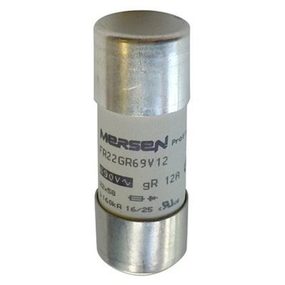 Mersen 80A FF Ceramic Cartridge Fuse, 22 x 58mm