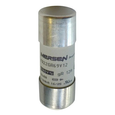 Mersen 50A FF Cartridge Fuse, 22 x 58mm