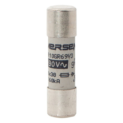 Mersen 8A FF Cartridge Fuse, 10 x 38mm