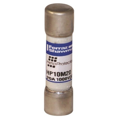Mersen 10A Glass Melamine Cartridge Fuse, 10 x 38mm