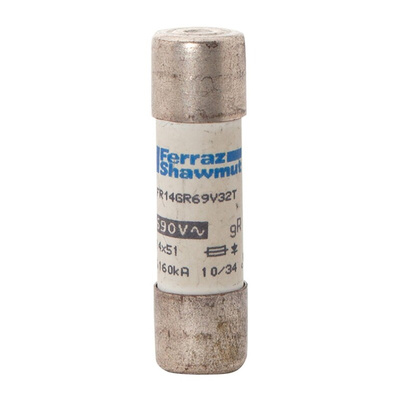 Mersen 40A FF Cartridge Fuse, 14 x 51mm