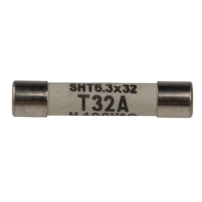 Schurter 32A T Ceramic Cartridge Fuse, 6.3 x 32mm