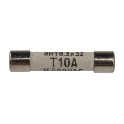 Schurter 10A T Ceramic Cartridge Fuse, 6.3 x 32mm