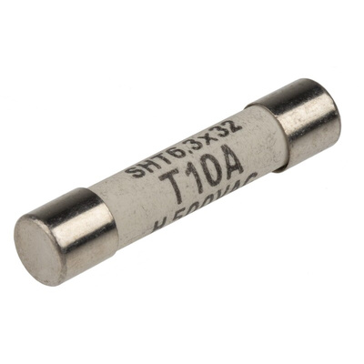 Schurter 10A T Ceramic Cartridge Fuse, 6.3 x 32mm