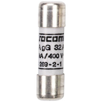 Socomec 2A Cartridge Fuse, 14 x 51mm