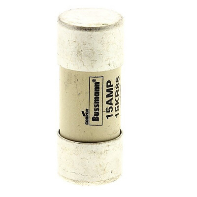 Eaton 15A Ceramic Cartridge Fuse, 23 x 57mm