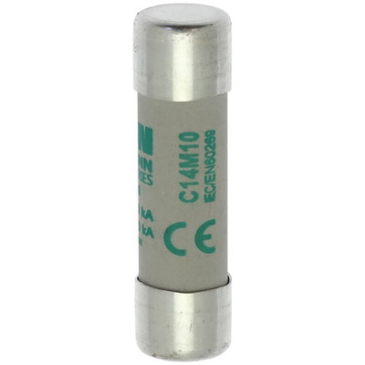 Eaton 10A Ceramic Cartridge Fuse, 14 x 51mm