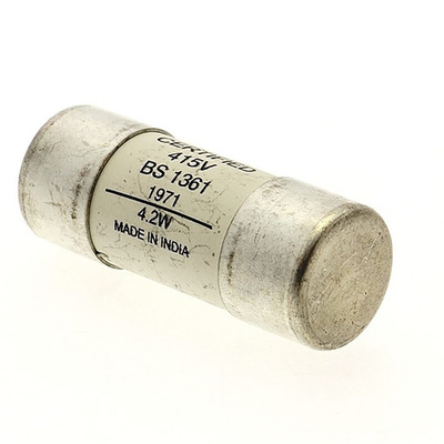 Eaton 50A Ceramic Cartridge Fuse, 23 x 57mm