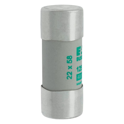 Eaton 125A Ceramic Cartridge Fuse, 22 x 58mm