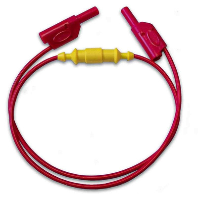 Mueller Electric Test lead, 20A, 1kV, Red, 36in Lead Length