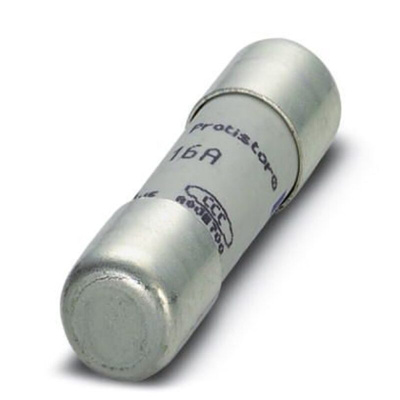 Phoenix Contact 16A Slow-Blow Cartridge Fuse, 10 x 38mm