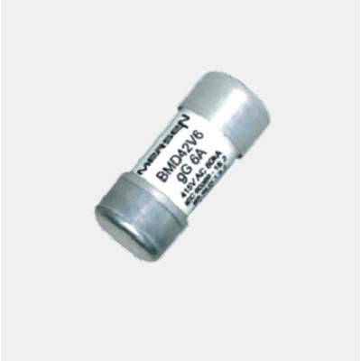Mersen 6A Slow-Blow Ceramic Cartridge Fuse, 13 x 29mm