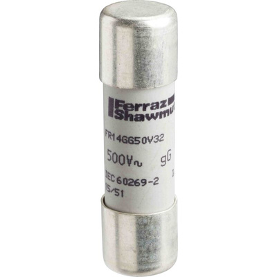 Schneider Electric 32A Cartridge Fuse, 14 x 51mm