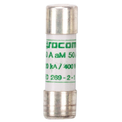 Socomec 10A F Cartridge Fuse, 14 x 51mm