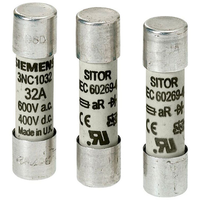 Siemens 50A Cartridge Fuse, 14 x 51mm