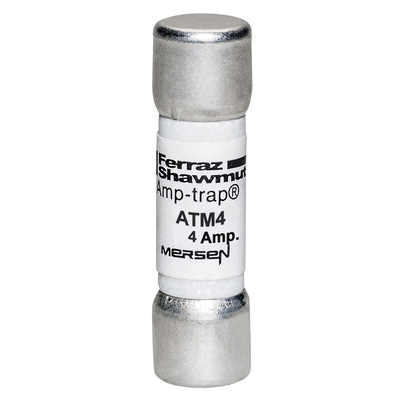 Mersen 4A F GMG Cartridge Fuse, 10 x 38mm