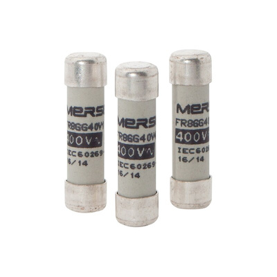 Mersen 2A Slow-Blow Ceramic Cartridge Fuse, 8.5 x 31.5mm