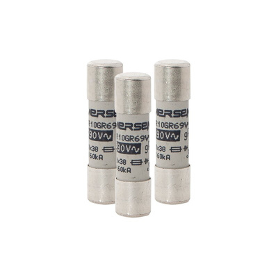 Mersen 12.5A Slow-Blow Ceramic Cartridge Fuse, 10 x 38mm