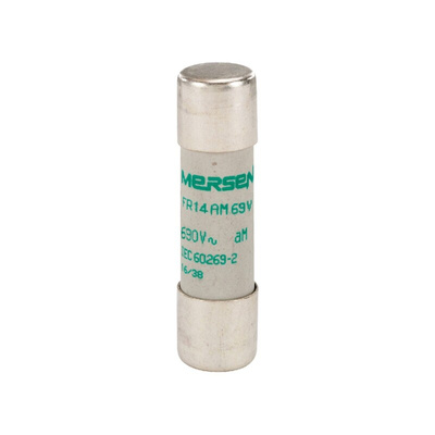 Mersen 1A Slow-Blow Ceramic Cartridge Fuse, 14 x 51mm