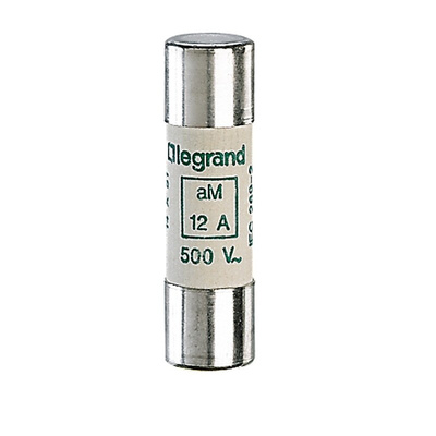 Legrand 12A M Ceramic Cartridge Fuse, 14 x 51mm