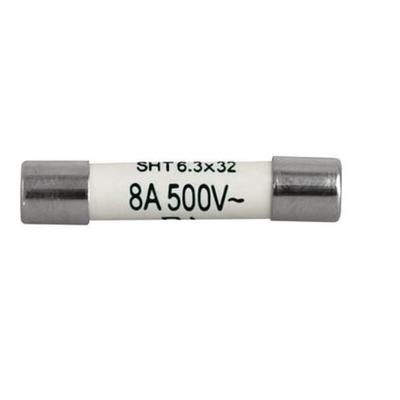 Schurter 500mA T Ceramic Cartridge Fuse, 6.3 x 32mm