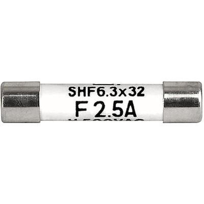 Schurter 800mA F Ceramic Cartridge Fuse, 6.3 x 32mm