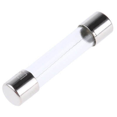 Littelfuse 500mA F Glass Cartridge Fuse, 6.3 x 32mm