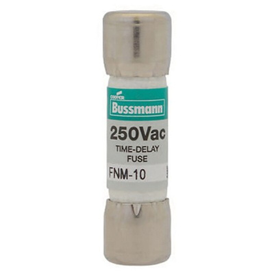 Eaton 5A T Melamine Cartridge Fuse, 10 x 38mm