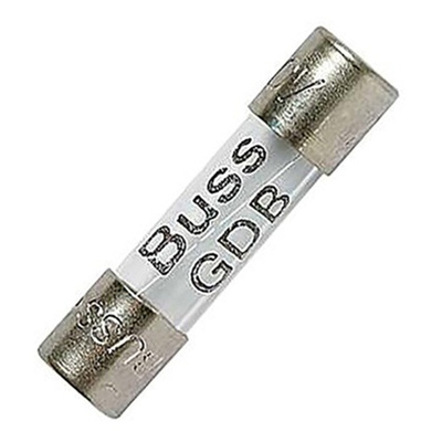 Eaton 250mA F Glass Cartridge Fuse, 5 x 20mm