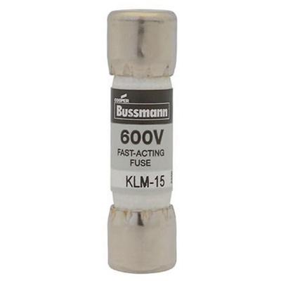 Eaton 2.5A F Melamine Cartridge Fuse, 10 x 38mm