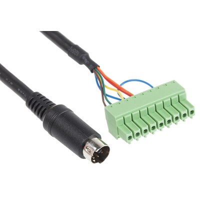 Pro-face PLC connection cable 5m For Use With HMI GP 4000 Series, PLC Mitsubishi PLC