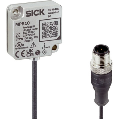 Sick Production Monitoring System MPB10 Vibration Monitoring, vibration alaysis, contact temperature & shock IO-LINK ±