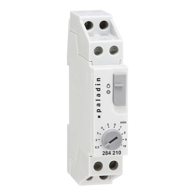DIN Rail Time Switch Measures Seconds, 230 V ac