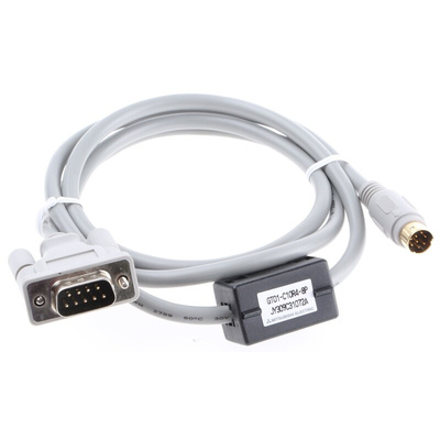 Mitsubishi PLC connection cable 1m For Use With HMI CPU (MELSEC FX series), GOT1000 Series