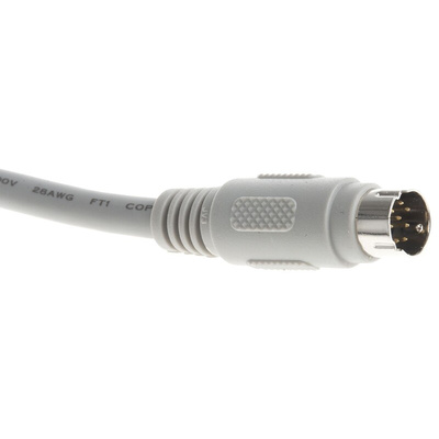 Mitsubishi PLC connection cable 1m For Use With HMI CPU (MELSEC FX series), GT1020 Series