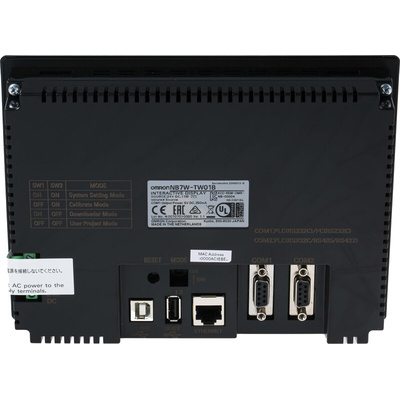 Omron NB Series Touch Screen HMI - 7 in, TFT LCD Display, 800 x 480pixels