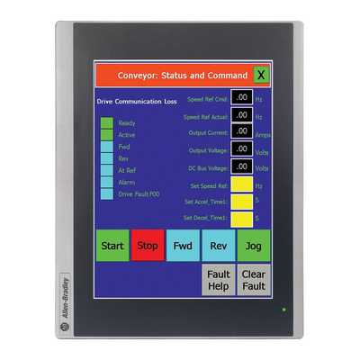Allen Bradley PanelView 800 Touch Screen HMI - 10 in, TFT LCD Display, 800 x 600pixels
