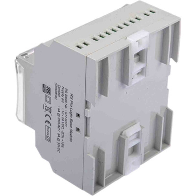 RS PRO Logic Module, 12 → 24 V dc Supply, Digital, Relay Output, 8-Input, Analogue, Digital Input