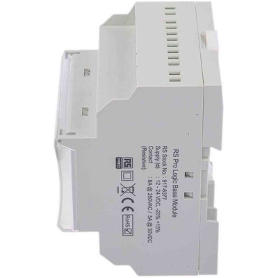 RS PRO Logic Module, 12 → 24 V dc Supply, Digital, Relay Output, 8-Input, Analogue, Digital Input