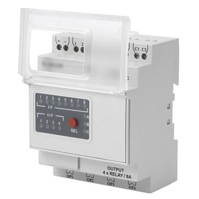 RS PRO I/O Extension Module for Use with RS PRO Logic Modules, 110 → 240 V ac Supply, Digital, Relay Output,