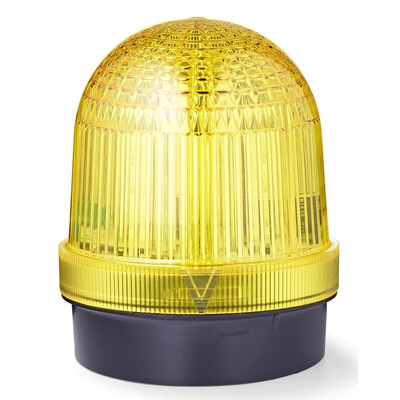 AUER Signal UDCW Series Yellow Multiple Effect Beacon, 24 V ac/dc, Surface Mount, LED Bulb, IP66